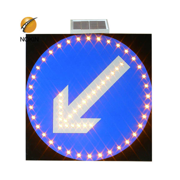 Illuminated Solar Power Direction Price-Nokin Solar Traffic Sign